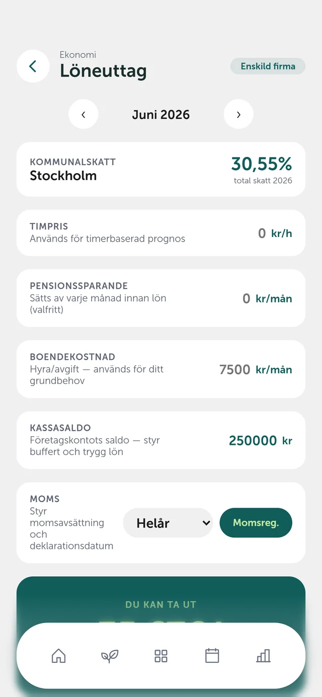 Trygg lön i dashioo